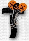 Gif lettre Halloween-T- - δωρεάν png