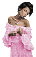 Woman Pink White Brown - Bogusia - δωρεάν png