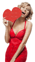 woman, femme, heart red, 👨+👸=💘 - 無料png
