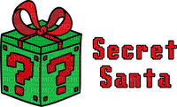 Secret Santa shhh bp - png gratis