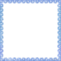 soave frame vintage border lace animated blue - GIF animado grátis