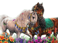 Y.A.M._Fantasy animals horses - png ฟรี