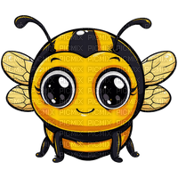 ♡§m3§♡ kawaii yellow bee cute spring - png gratuito