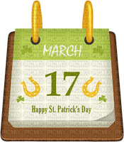 Date St-Patrick:) - png gratis