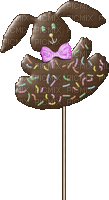 Schokolade Osterhase - Besplatni animirani GIF