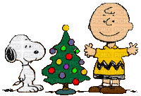 charlie brown christmas gif - GIF animé gratuit