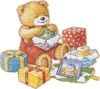 Birthday Bear - Ingyenes animált GIF