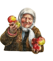 loly33 mamie pomme - gratis png