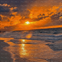 ocean.sunset.water.beach.sand.sun.bg.gif.horizon - 無料のアニメーション GIF