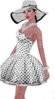 kikkapink woman fashion polka dots dot - δωρεάν png