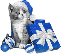 soave animals cat christmas winter gift box - Free PNG