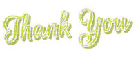 thank you yellow milla1959 - Free PNG