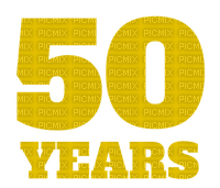 50 years - png gratis