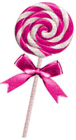 Christmas.Lollipop.White.Pink - 免费PNG