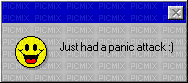 just had a panic attack text box - zdarma png