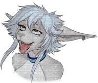 ahego face furry - gratis png