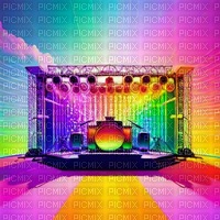 Rainbow Music Stage - PNG gratuit