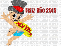 FELIZ AÑO 2018 - Бесплатный анимированный гифка
