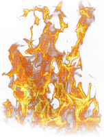soave deco  flame fire yellow orange - 免费PNG
