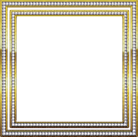 double gold diamond frame - δωρεάν png