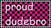 proud dudebro stamp - Free PNG