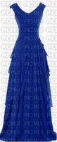 blue gown - gratis png