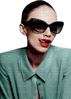 Kaz_Creations Woman Femme Glasses Green - ücretsiz png