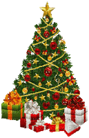 Christmas tree. Animated. Leila - GIF เคลื่อนไหวฟรี