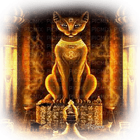 soave background transparent egypt cat brown gold - png grátis