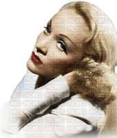 soave woman vintage Marlene Dietrich red brown - gratis png