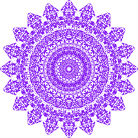 Mandala Purple - Free PNG