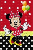 image encre color effet à pois  Minnie Disney edited by me - nemokama png
