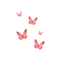 kikkapink deco scrap pink butterflies - безплатен png