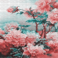 soave background animated vintage pink teal - Darmowy animowany GIF