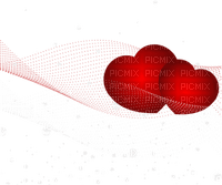 hearts red valentine deco coeur rouge - PNG gratuit