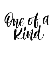 Kaz_Creations Text-One of a kind - png grátis