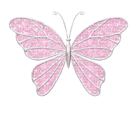 pink butterfly - ücretsiz png