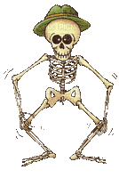 skelett skeleton halloween dance
