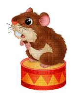Un ratón en el tambor - png gratuito