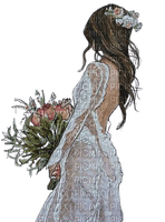 kikkapink fashion woman spring bride - besplatni png