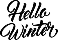 Hello Winter - gratis png