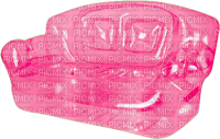 pink inflatable couch - PNG gratuit