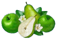 pomme poire - GIF animate gratis