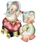 Kaz_Creations Deco Easter Chickens - 無料png