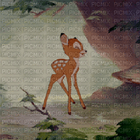 bambi gif bg fond 🦌 - GIF animado gratis