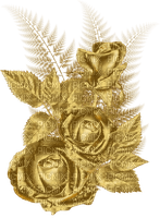 MMarcia flor fleur dourada d'or golden - png gratis