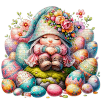 Easter gnome by nataliplus - ücretsiz png