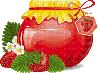 Erdbeer Konfitüre - Kostenlose animierte GIFs
