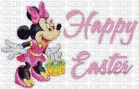 Happy Easter Minnie mouse - PNG gratuit
