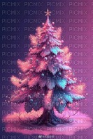 pink Xmas tree - kostenlos png